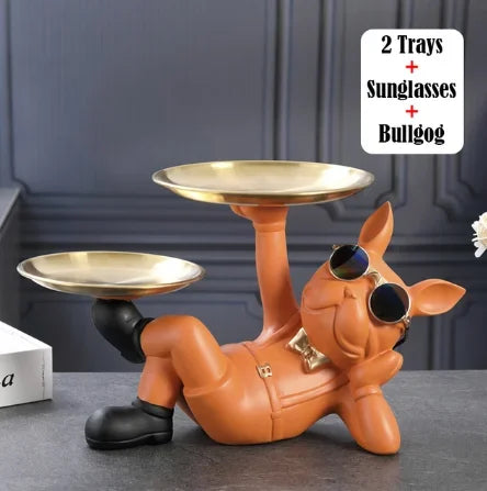 Bulldog Charm Statue