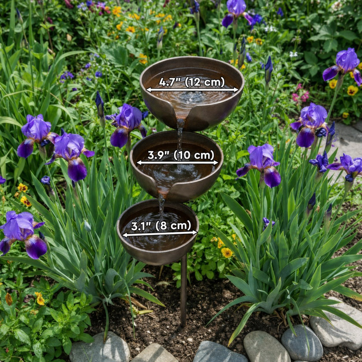 🔥Hot Sale🔥Bring Life Back To Your Garden – Rain Catcher Bird Bath 🌿🐦