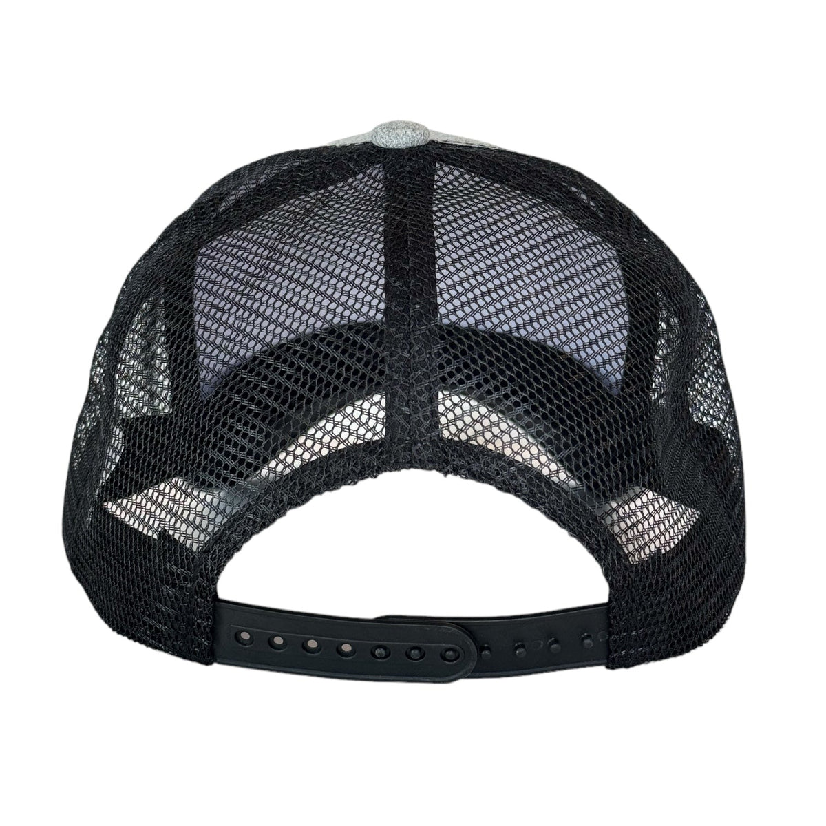 Oklahoma Leatherette Patch Hat OK X Bison Trucker Hat