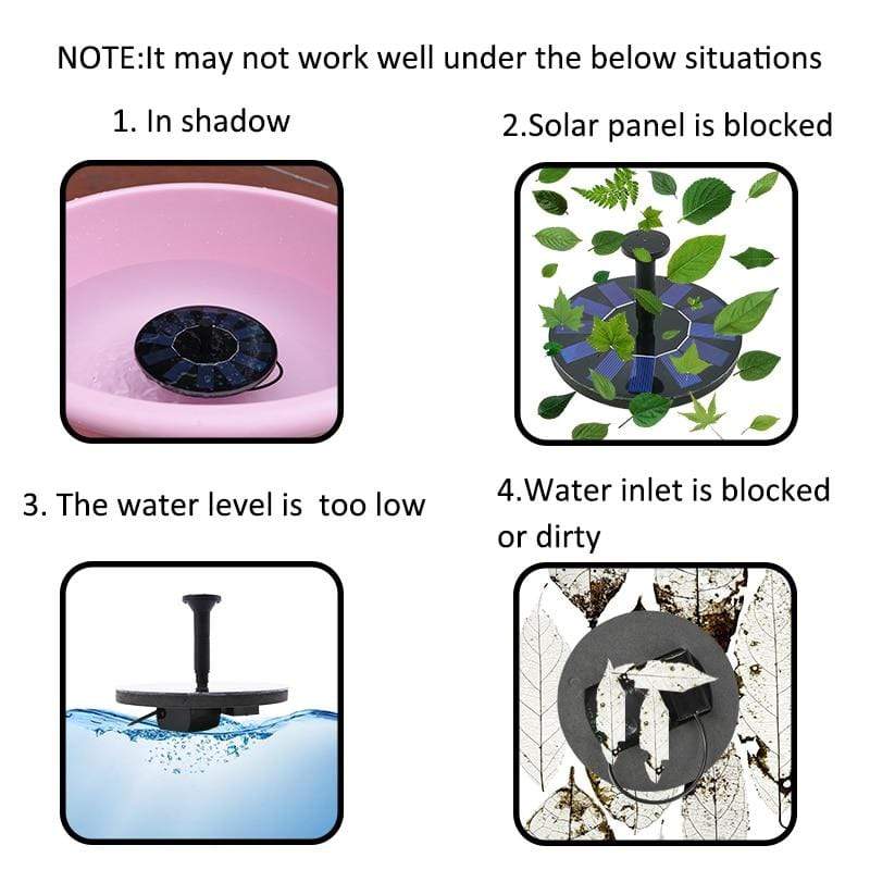 Mini Solar Water Fountain