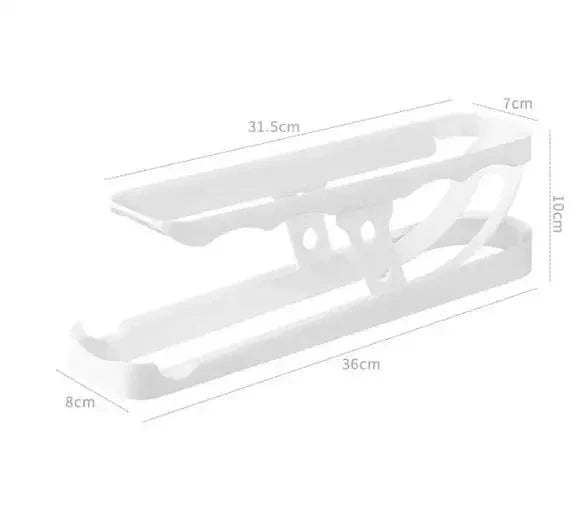 Automatic Rolling Egg Dispenser and Organizer