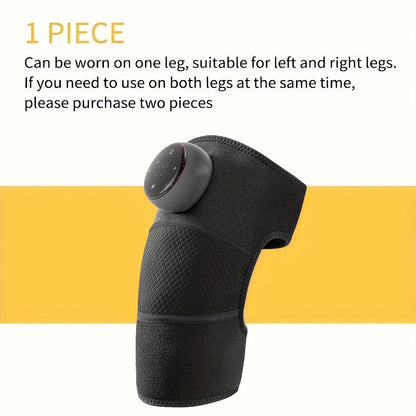 Heated Knee & Joint Massager – Cordless Vibration Wrap for Pain Relief