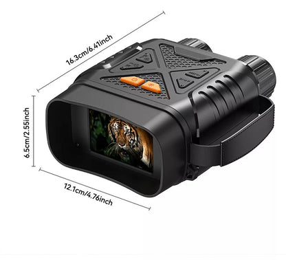 HD Night Vision Binoculars - 10X Zoom, IR Mode, 4K Display