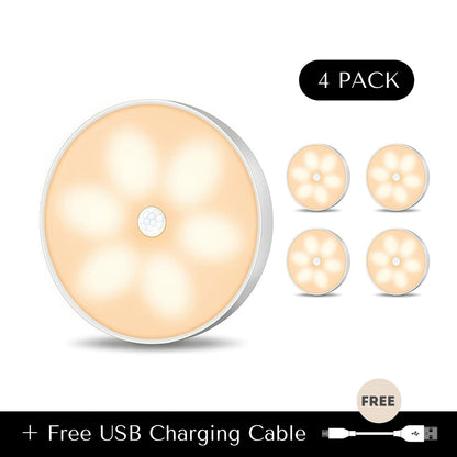 Amber Automatic Motion Sensor Light-4Sets