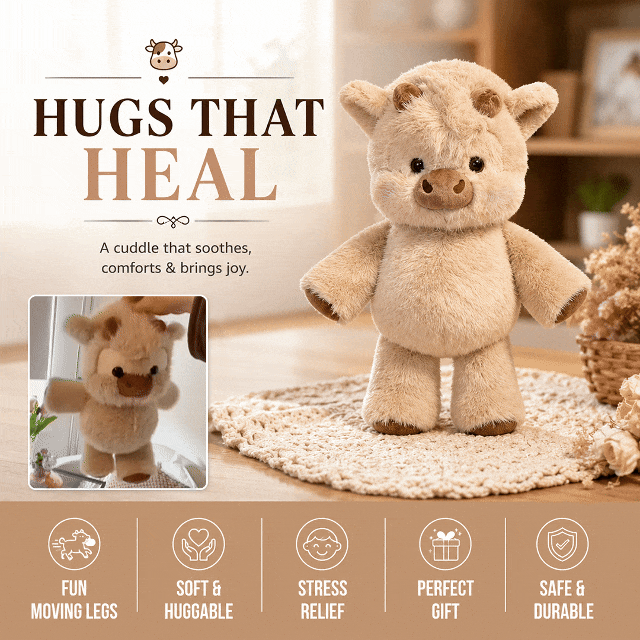 17.7” Stress Relief Running Stuffed Animal