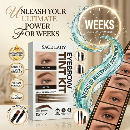 ✨ Long-Lasting Eyebrow Tint Kit – Waterproof Color