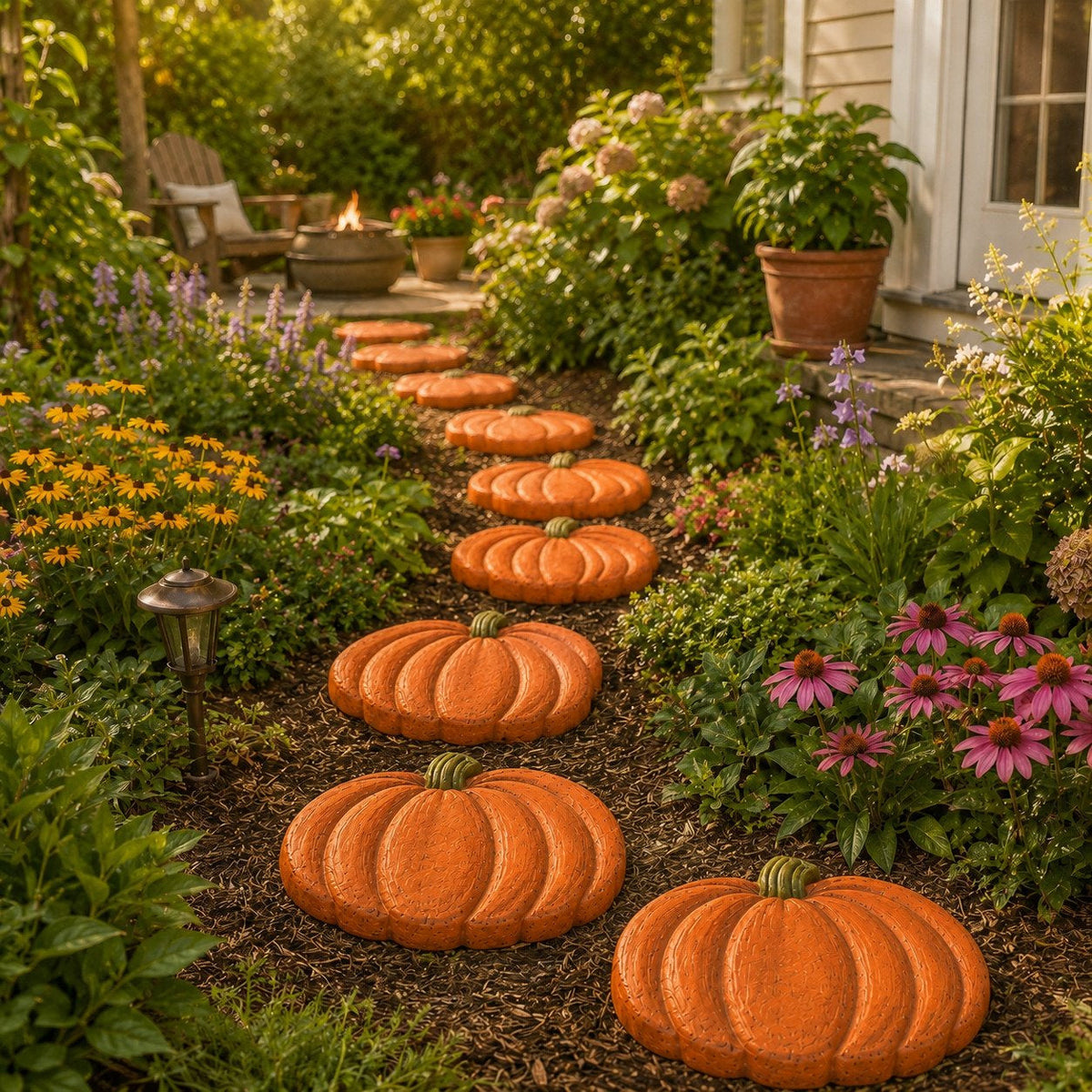 Reusable Decorative Garden Stepping Stone Mold