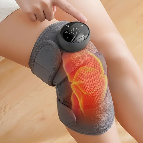 Heated Knee & Joint Massager – Cordless Vibration Wrap for Pain Relief