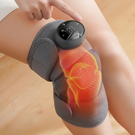 Heated Knee & Joint Massager – Cordless Vibration Wrap for Pain Relief