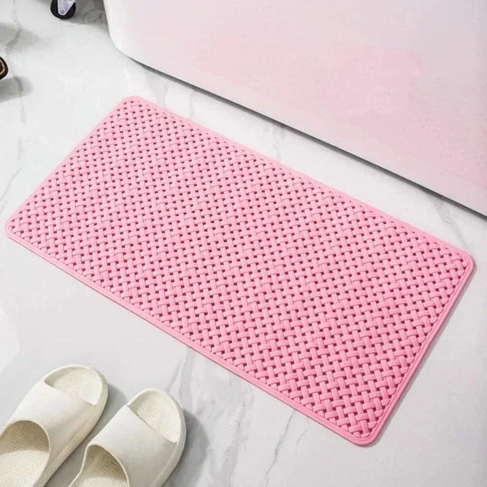 Non-Slip Bathtub Mat with Suction Cups – Quick Drying Non Skid Bath Mat for Safety, Ideal Non Slip Shower Mat for Elderly