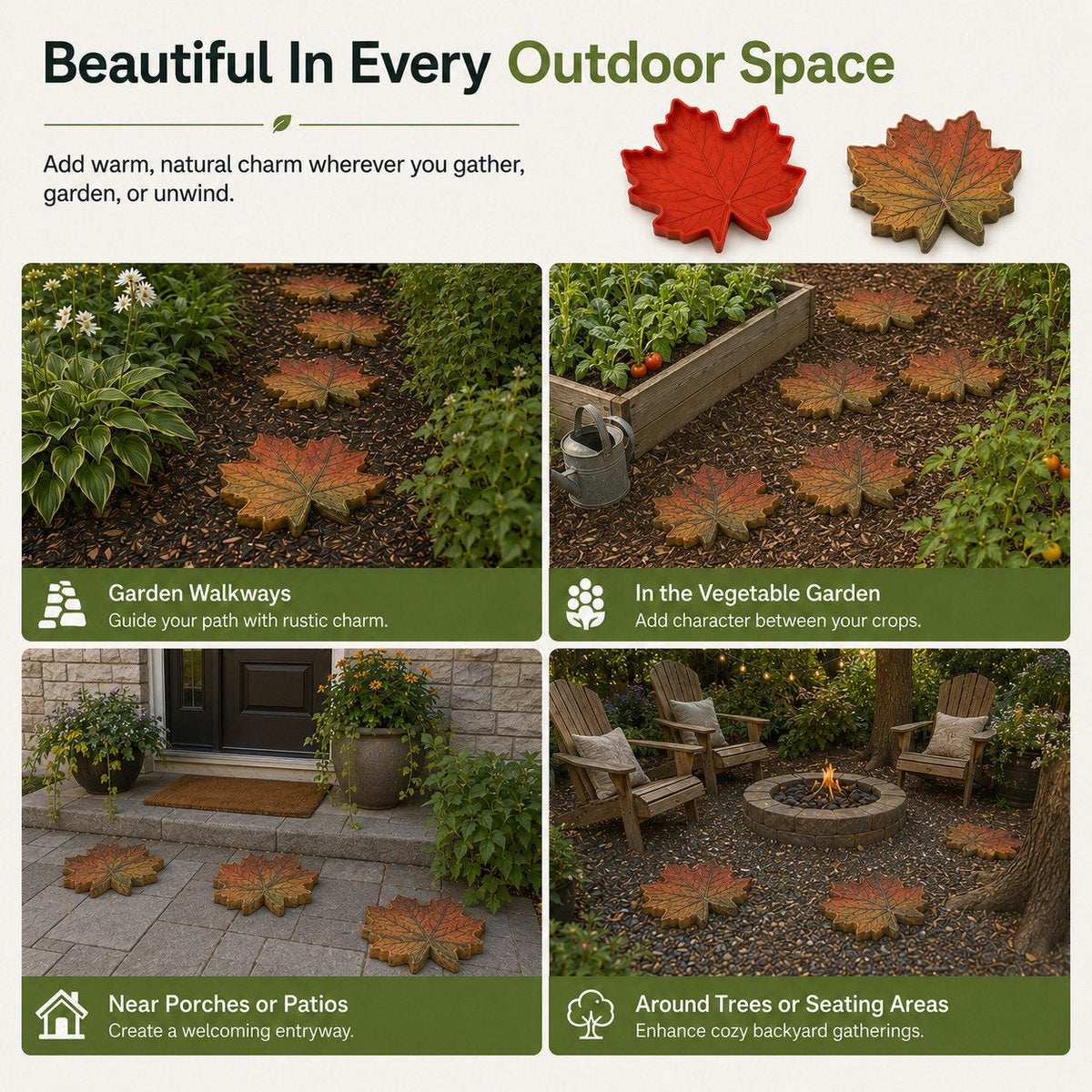 Reusable Decorative Garden Stepping Stone Mold