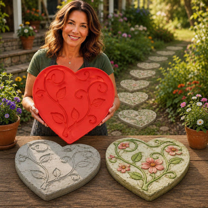 Reusable Decorative Garden Stepping Stone Mold