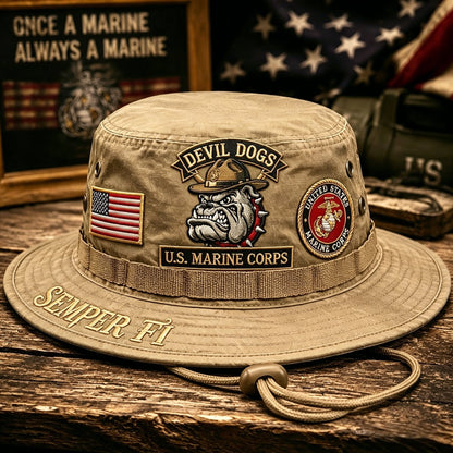 U.S. Marine Corps Devil Dogs Tribute Boonie Hat