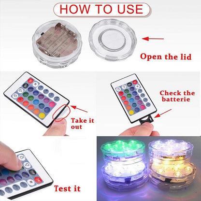 Kalsten | Remote Control Waterproof Magnetic Suction Cup LED Light