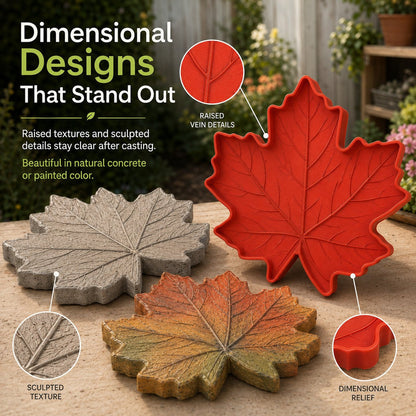 Reusable Decorative Garden Stepping Stone Mold