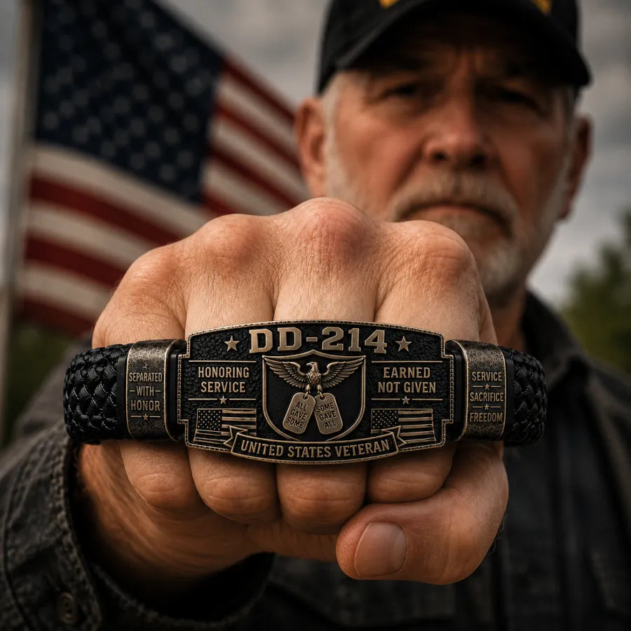DD-214 Veteran Honor Bracelet