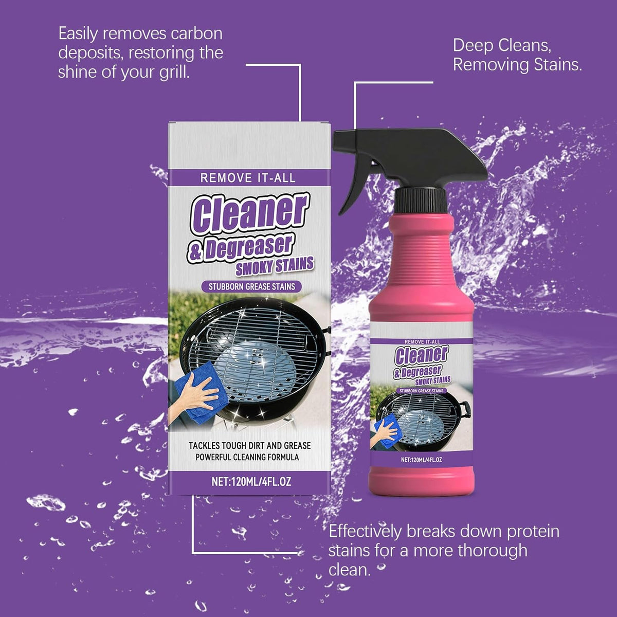 Morvezy™ GrillBlitz BBQ Cleaner Spray 120ml