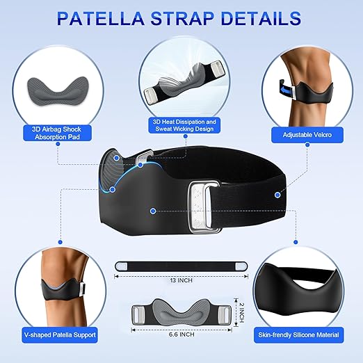 Athletic Silicone Knee Support Braces