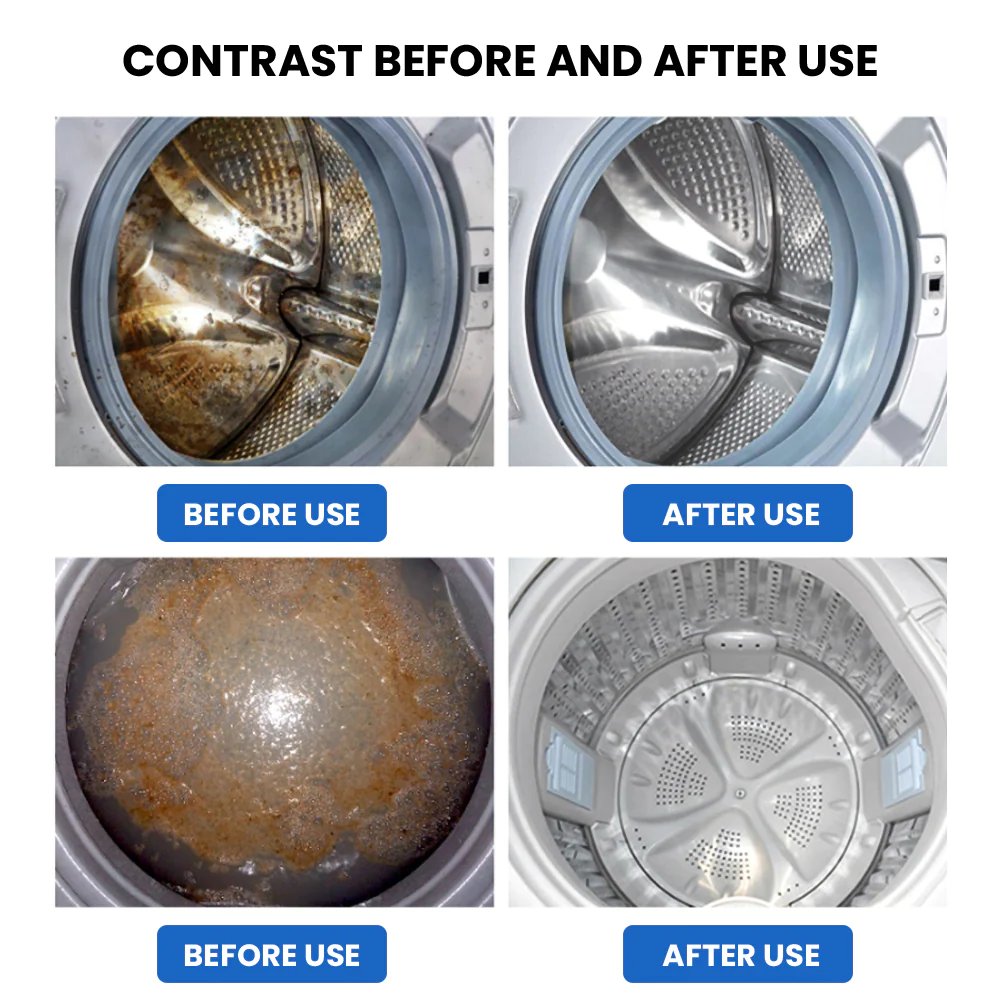 🔥24pcs Powerful Washer Deep Cleaner Tablets – Eliminate Hidden Bacteria & Bad Smells Fast