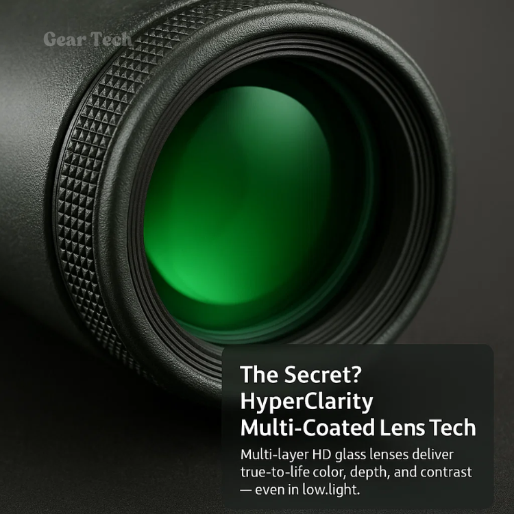 BowLift | Compact Ultra-Zoom Monocular | HD Lens, Lightweight & Perfect for Hiking, Birdwatching, and Sports Events