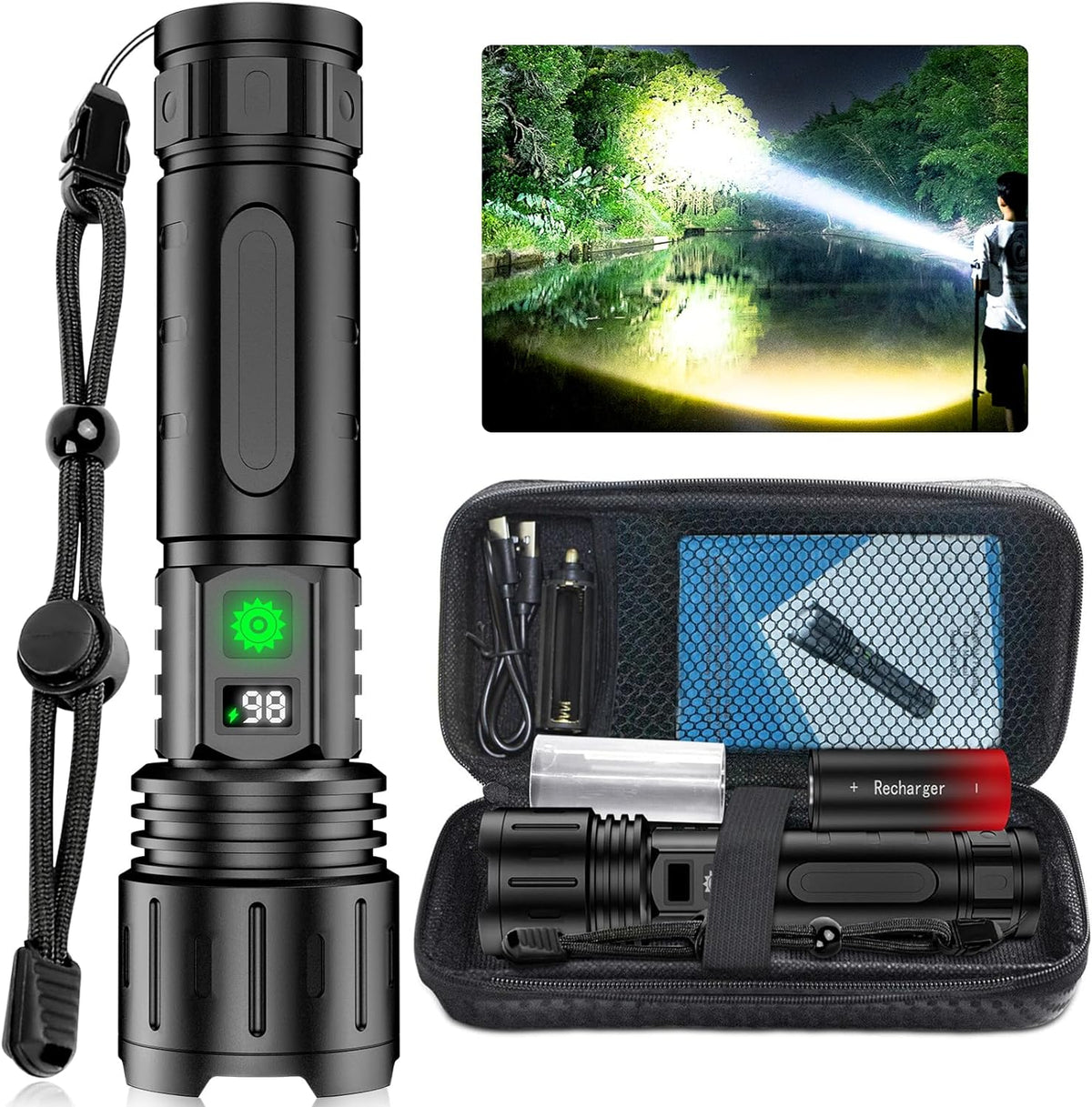 Brightest flashlight in the world – 100,000 lumens | Kalsten