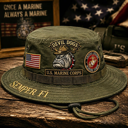 U.S. Marine Corps Devil Dogs Tribute Boonie Hat
