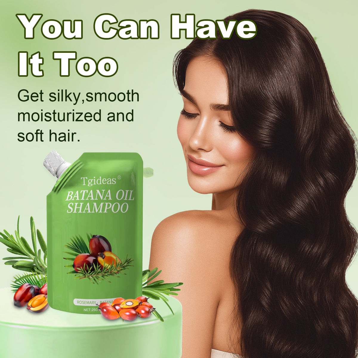 Tgideas® Batana Oil & Rosemary Volumizing Shampoo