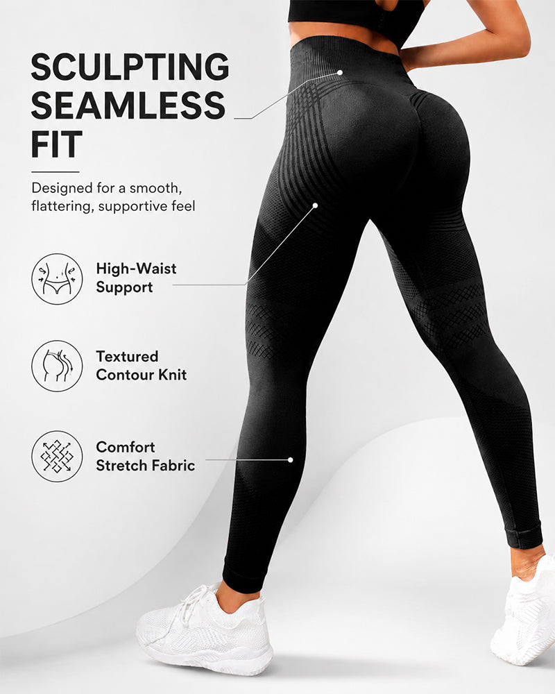 High Waisted And Hip Lifting Yoga Elastic Quick Drying Tight Pants
