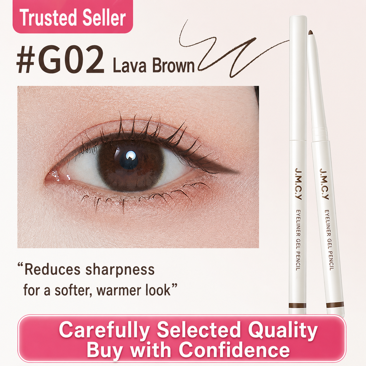 JMCY Smooth Color-Lock Gel Eyeliner