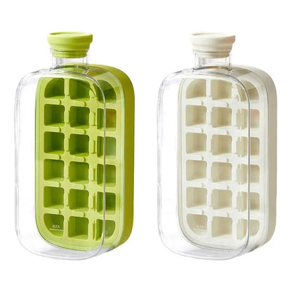 Water Bottle with Ice Tray 2-in-1