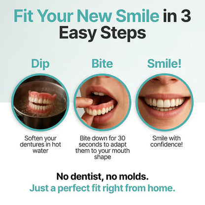⏰ HazyGalaxy™ Custom-Fit Dentures ENDS TODAY 70% OFF | Smile with Confidence