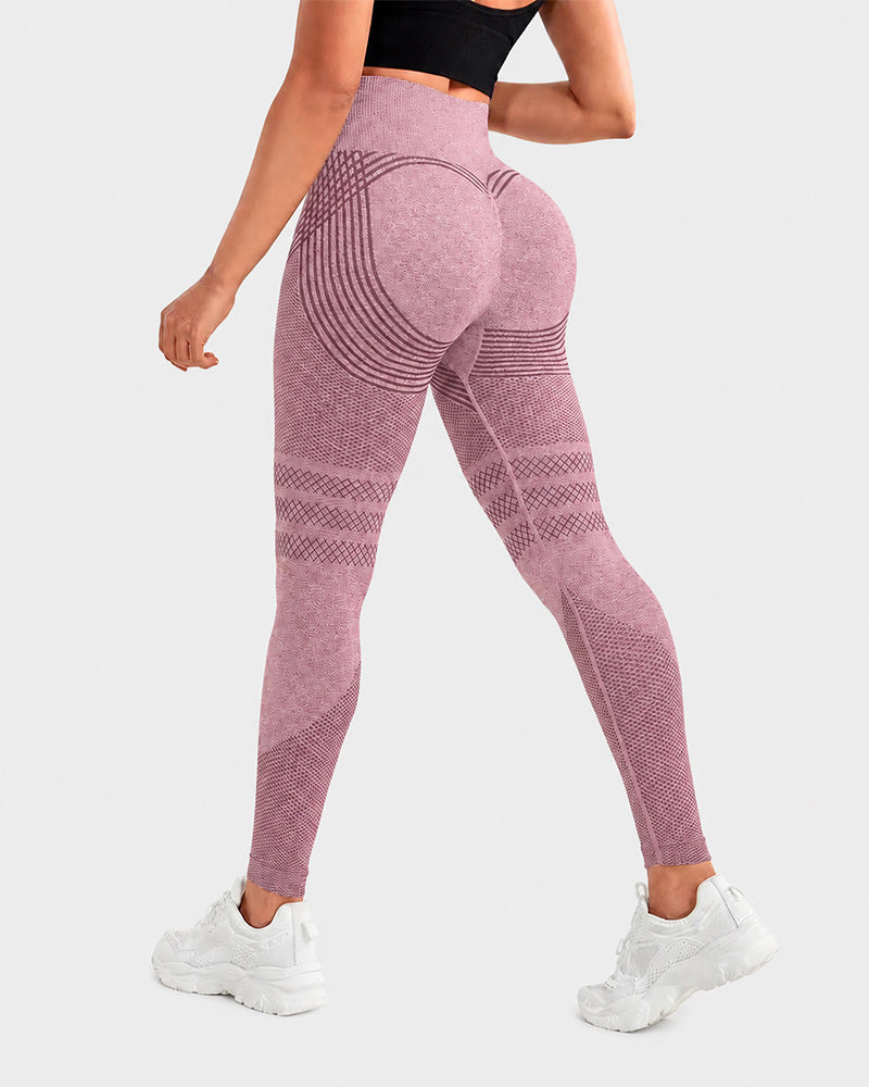 High Waisted And Hip Lifting Yoga Elastic Quick Drying Tight Pants