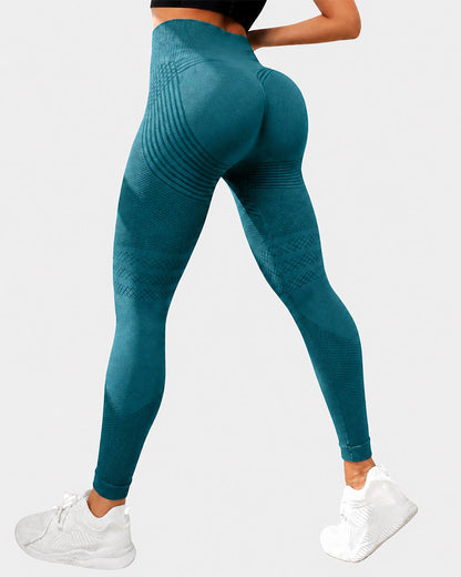 High Waisted And Hip Lifting Yoga Elastic Quick Drying Tight Pants
