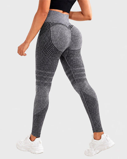 High Waisted And Hip Lifting Yoga Elastic Quick Drying Tight Pants
