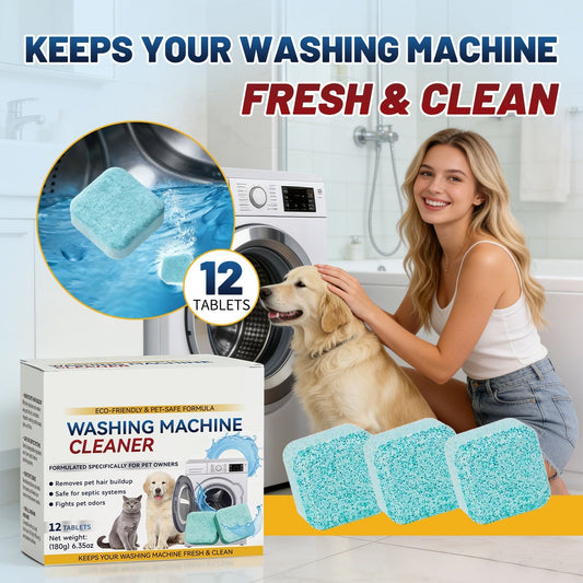 🔥24pcs Powerful Washer Deep Cleaner Tablets – Eliminate Hidden Bacteria & Bad Smells Fast