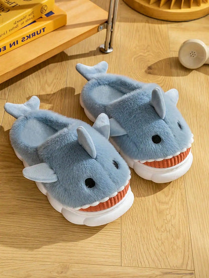 Men's Shark Home Cotton Slippers