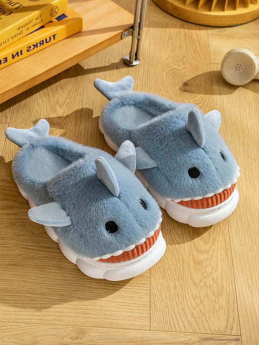 Men's Shark Home Cotton Slippers