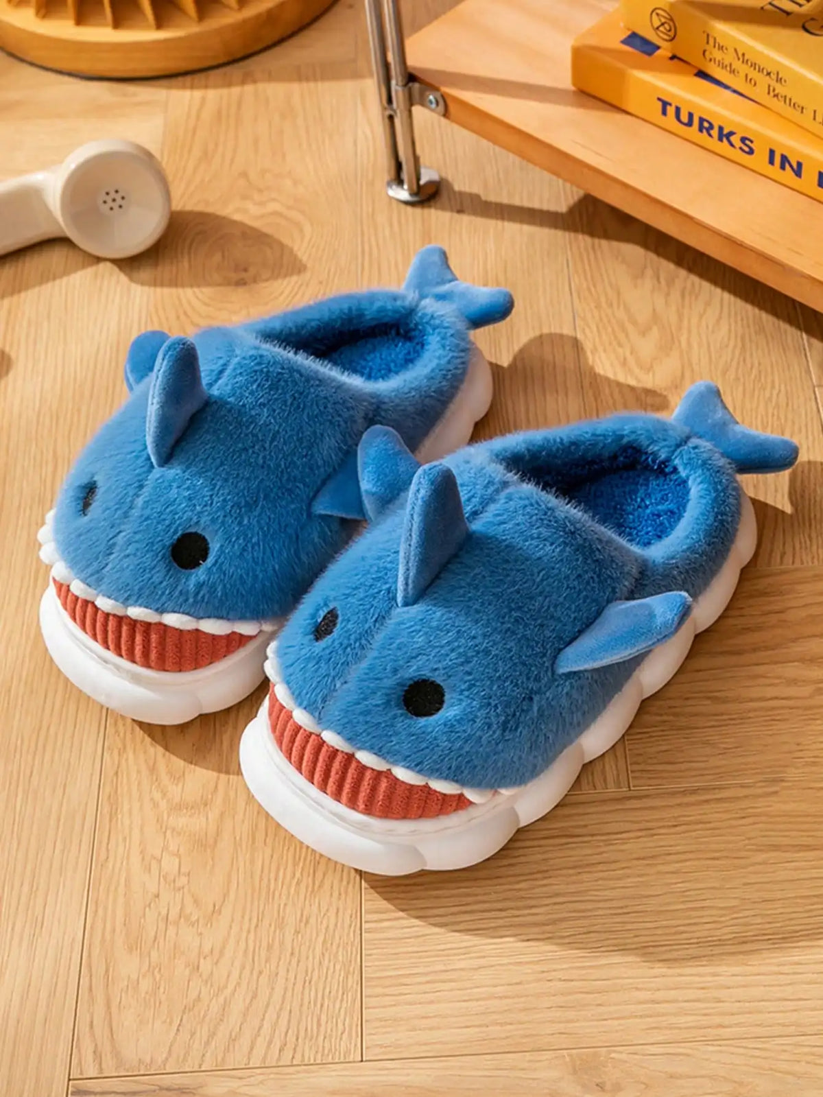 Men's Shark Home Cotton Slippers