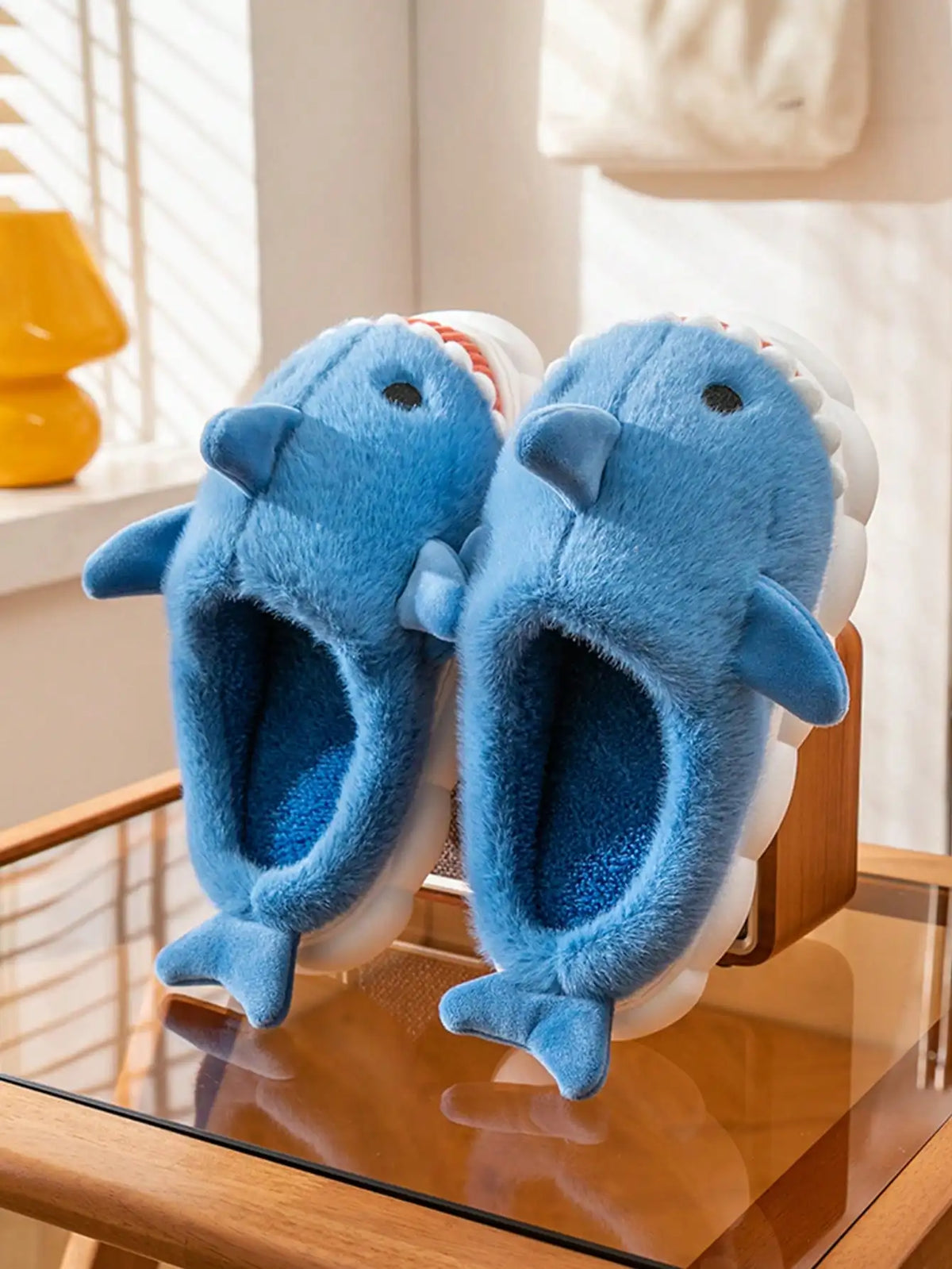 Men's Shark Home Cotton Slippers
