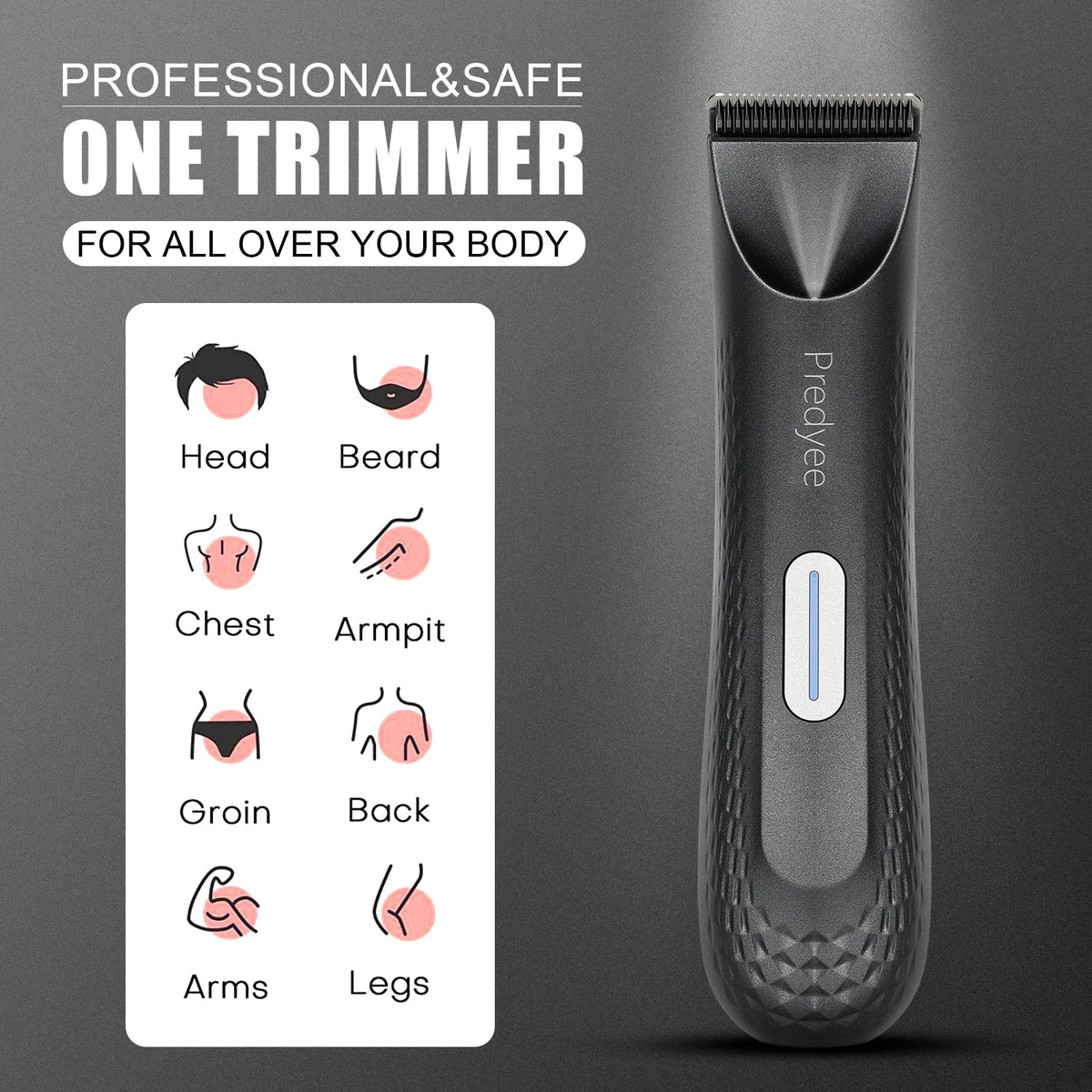 The Travel Trim — Rechargeable Body Groomer