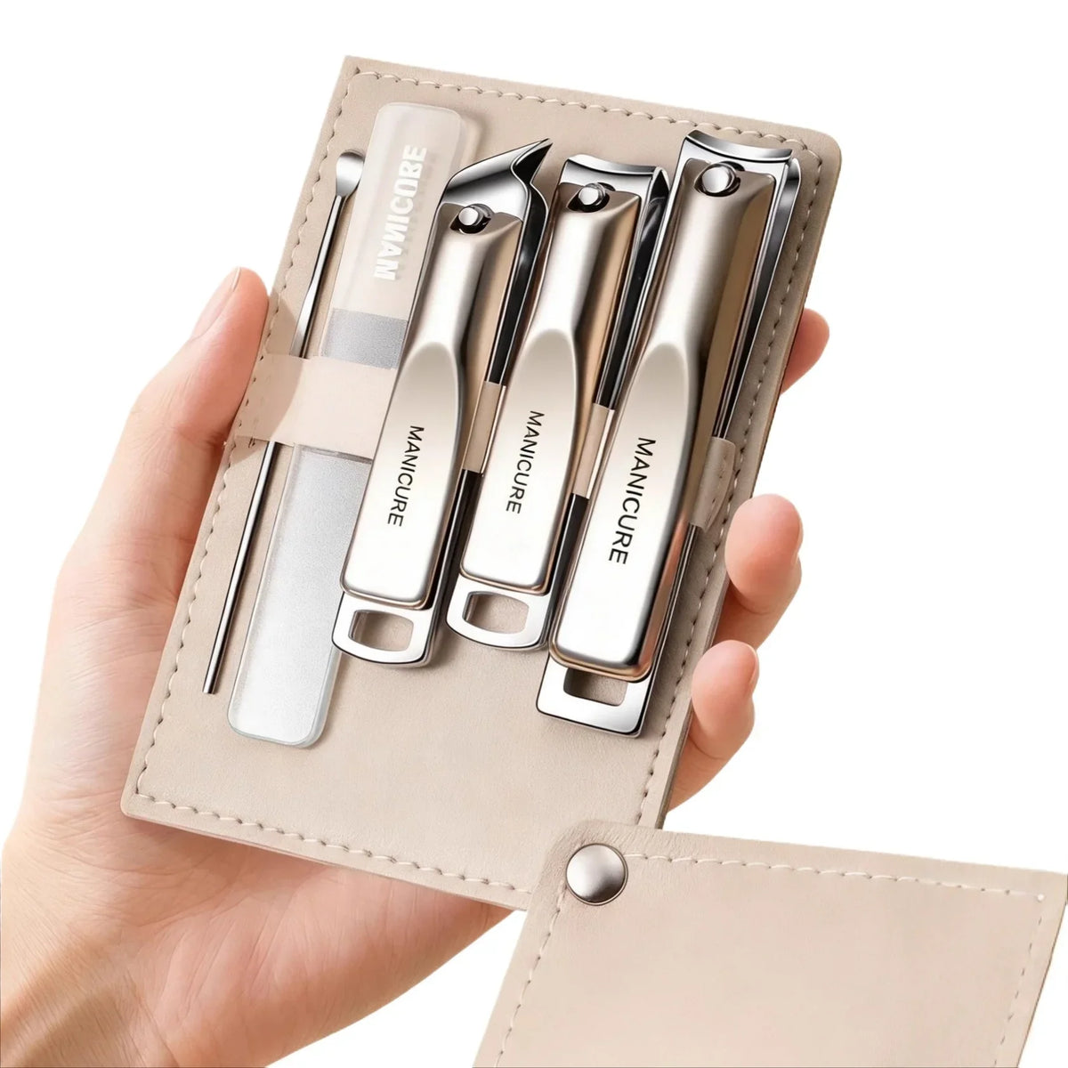 The Grooming Case — Five-Piece Manicure Kit