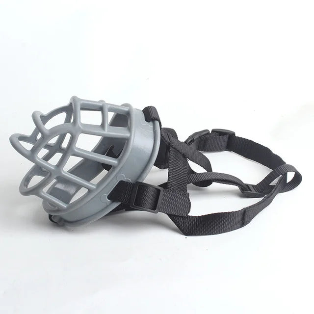 Adjustable Silicone Dog Muzzle – Anti Bite Guard