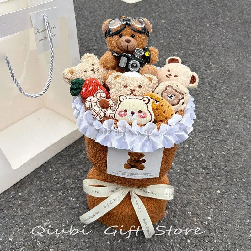 Cute Doll Bouquet - Birthday Gift for Girlfriend & Her