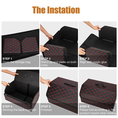 The Road Case — Structured Trunk Organizer