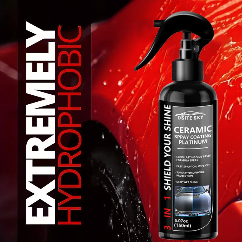 Sopami Nano Ceramic Car Coating Spray 3-in-1 High-Quality Scratch-Resistant Gloss Finish for All Car Paint Types