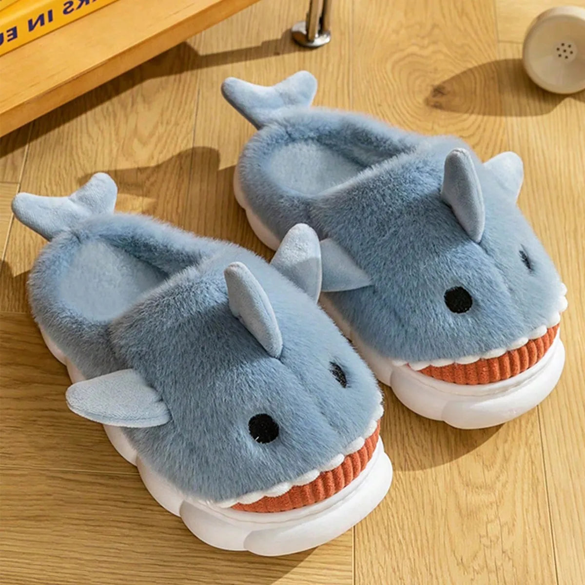 Men's Shark Home Cotton Slippers