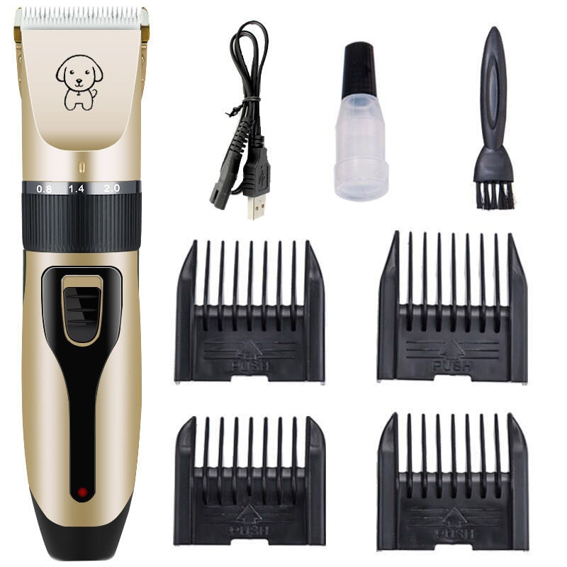 Quiet Pet Hair Clipper - Low Noise Grooming Trimmer