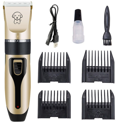 Quiet Pet Hair Clipper - Low Noise Grooming Trimmer