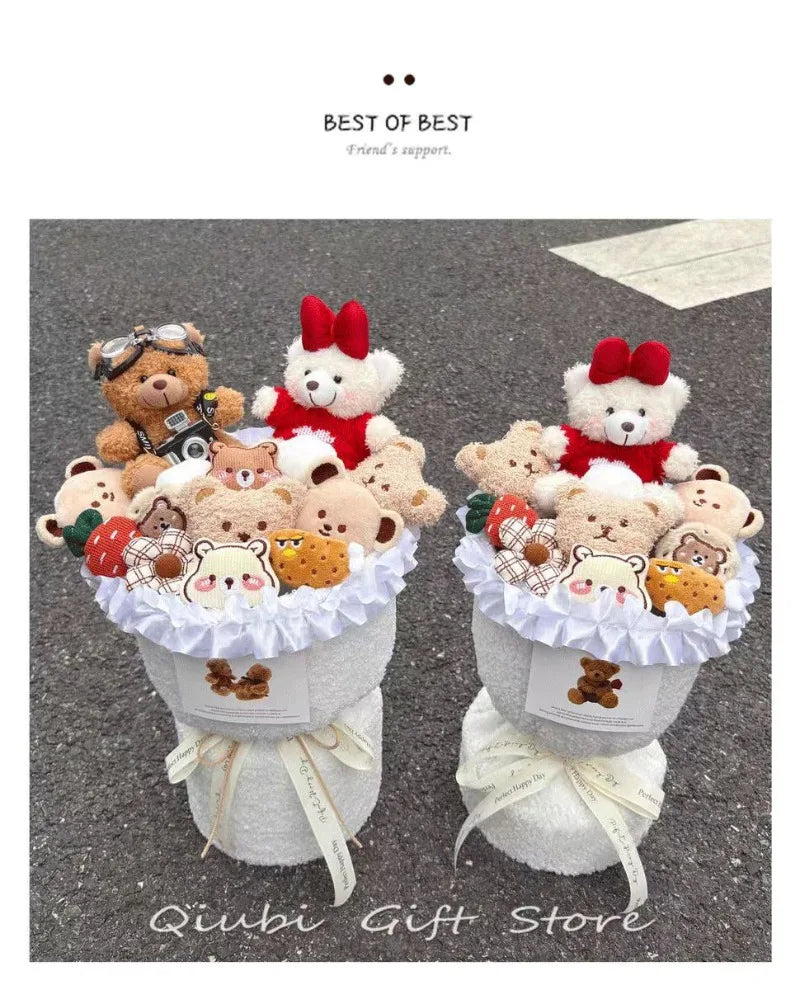 Cute Doll Bouquet - Birthday Gift for Girlfriend & Her