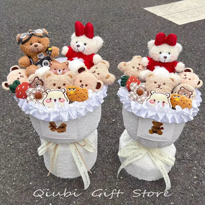 Cute Doll Bouquet - Birthday Gift for Girlfriend & Her